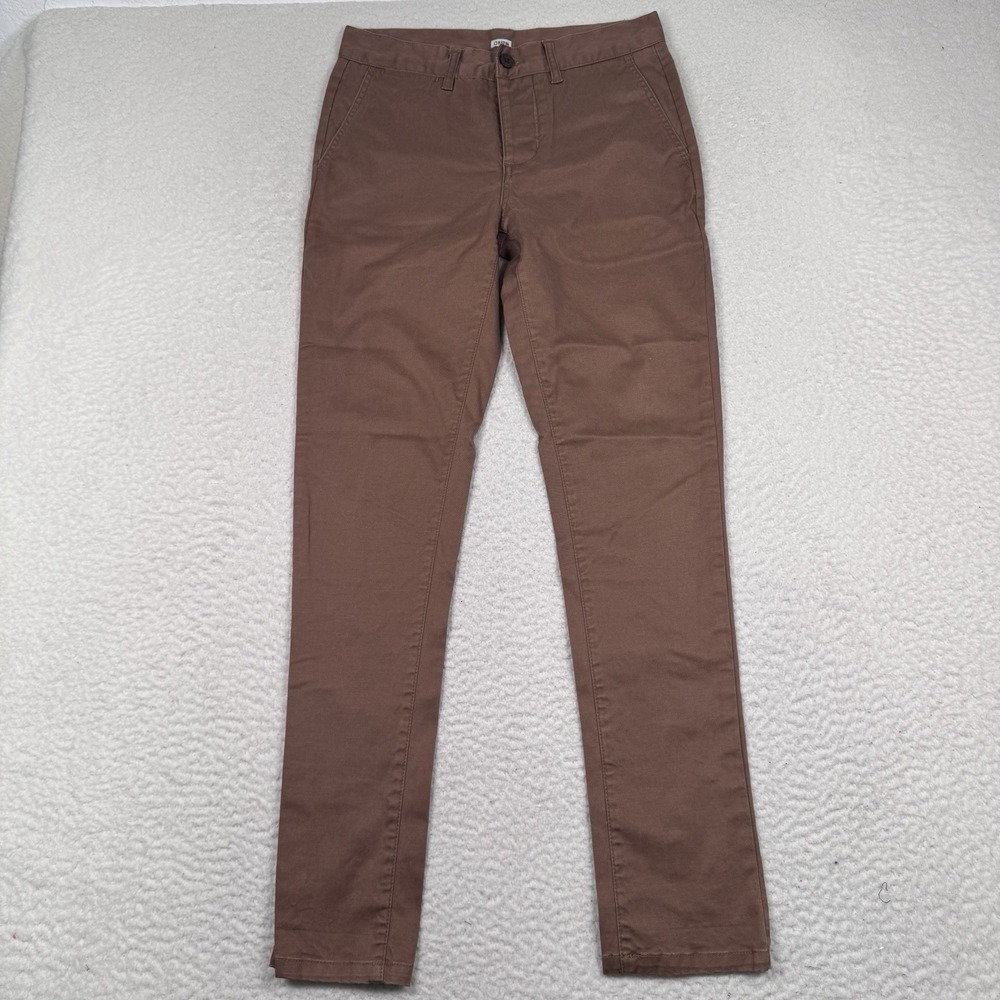 Katin Pants Mens 29x31.5 Straight Leg‎ Twill Chino Tan Casual Travel